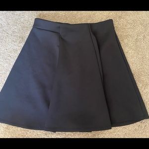 Black Pleated Skirt